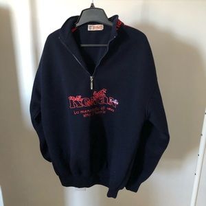 vintage quarter zip sweater